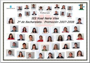 2º Bacharelato. Promoción 2007-2008