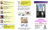 Tríptico da Semana Intercultural 2011